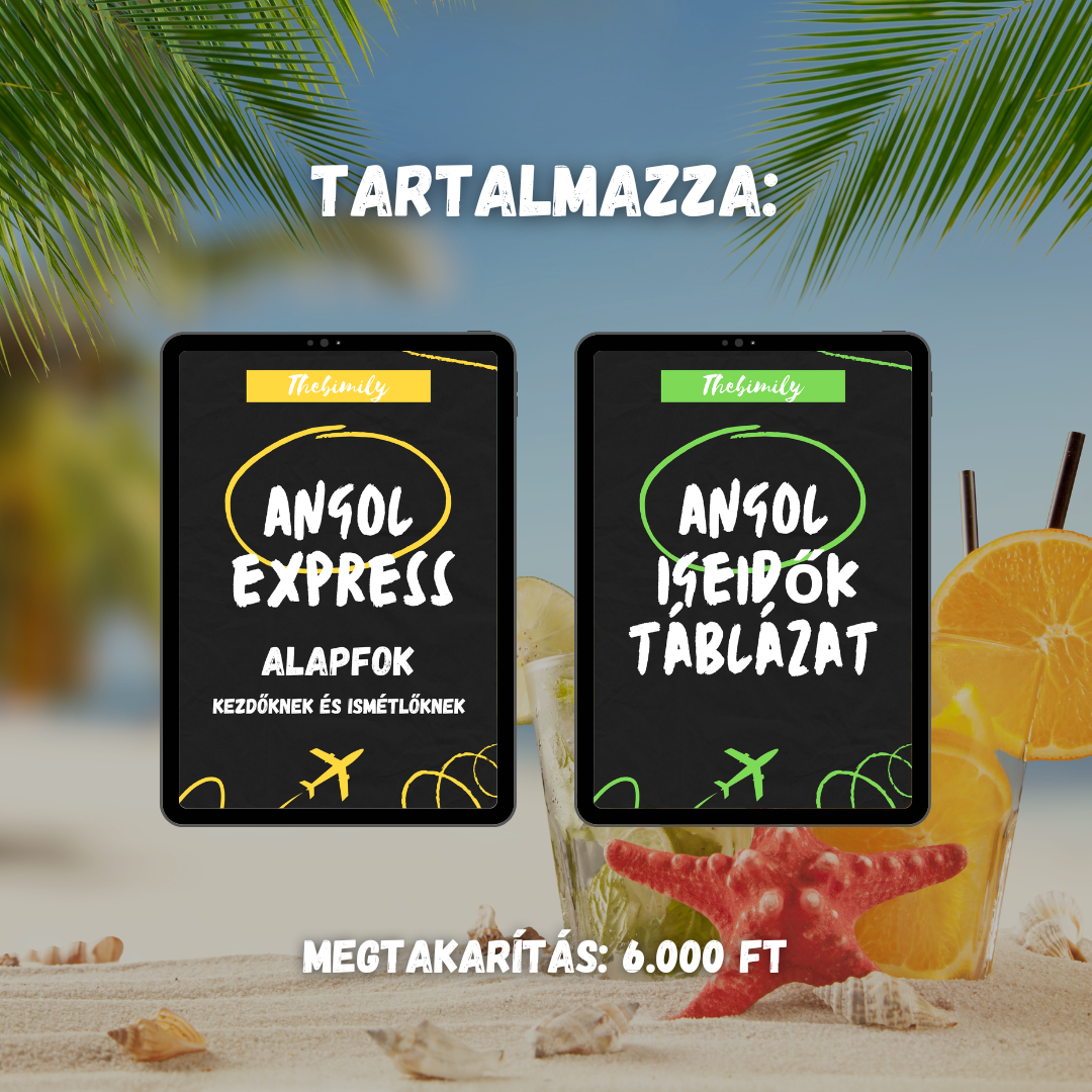 MINI BUNDLE ALAPFOK (Alapfok Kezdőknek könyv + Igeidők Táblázat minikönyv)