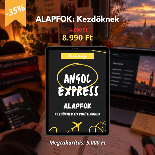 Angol Express: Alapfok Kezdőknek és Ismétlőknek