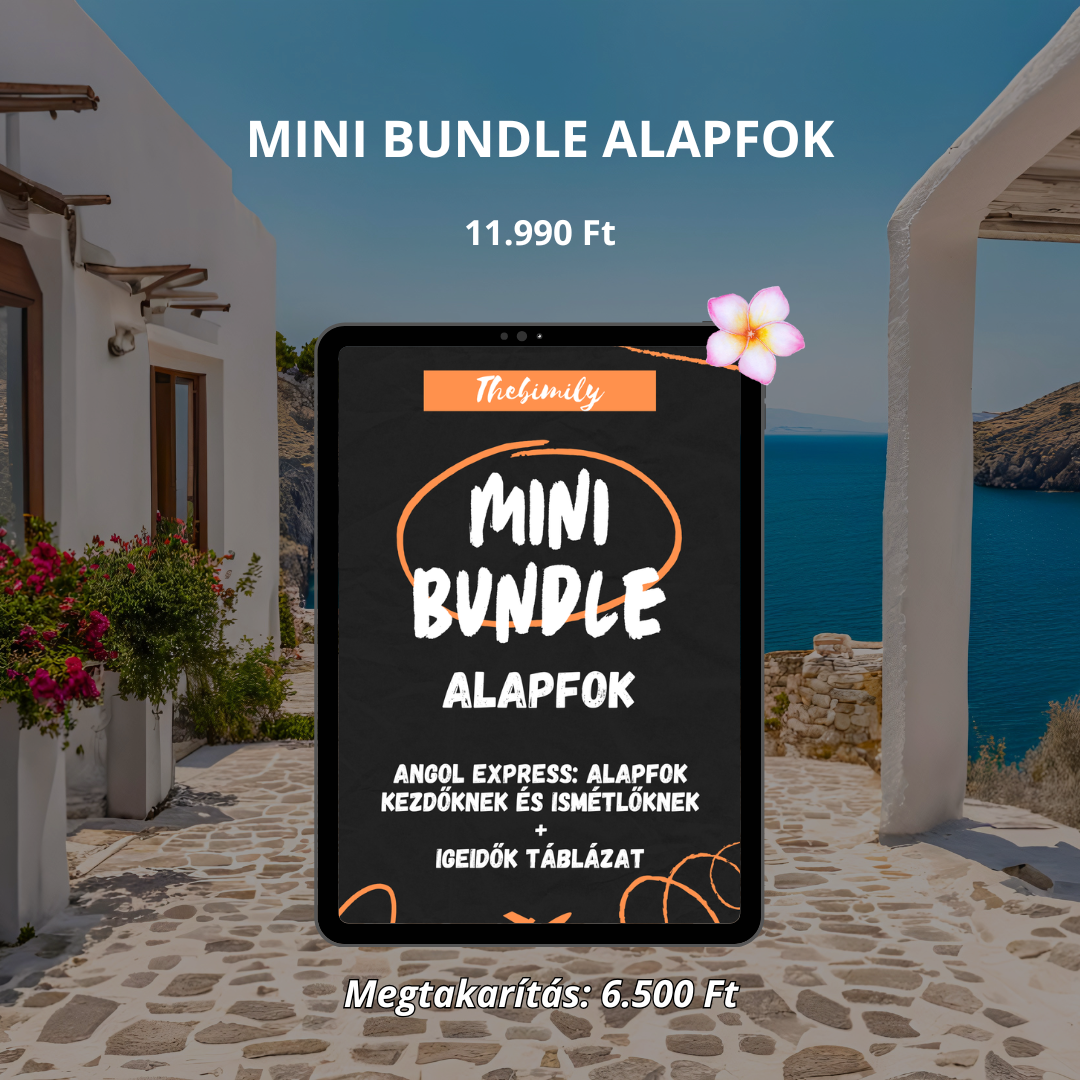 MINI BUNDLE ALAPFOK (Alapfok Kezdőknek könyv + Igeidők Táblázat minikönyv)