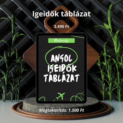 Angol Igeidők táblázat